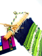 Green Weaving  Wall Hanging
