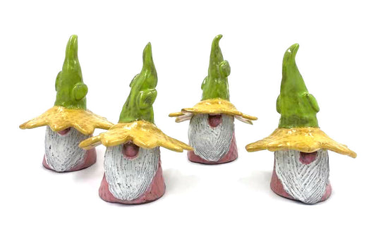 Flower Hat Garden Gnomes AB2