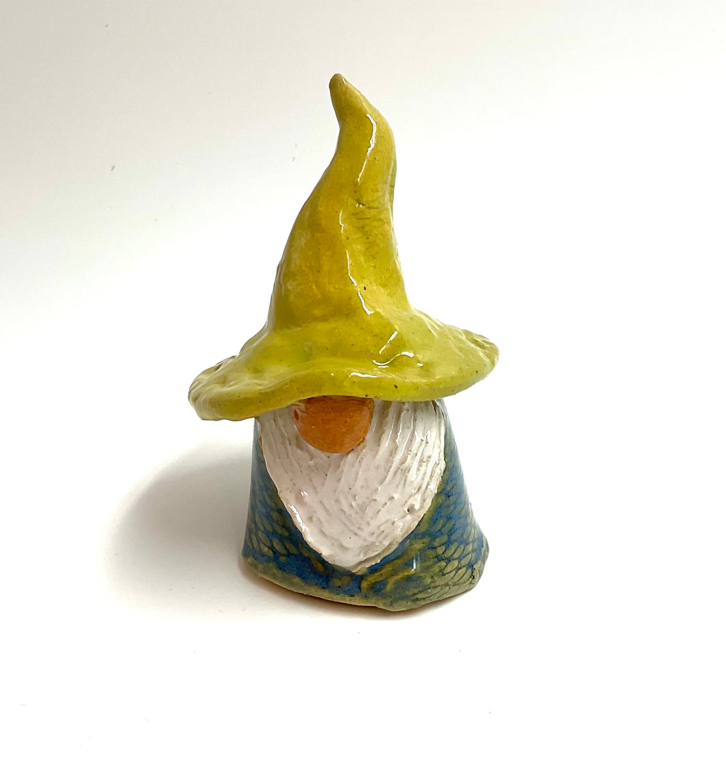 Mini Blue Gnome with Lime Hat