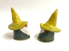 Load image into Gallery viewer, Mini Blue Gnome with Lime Hat
