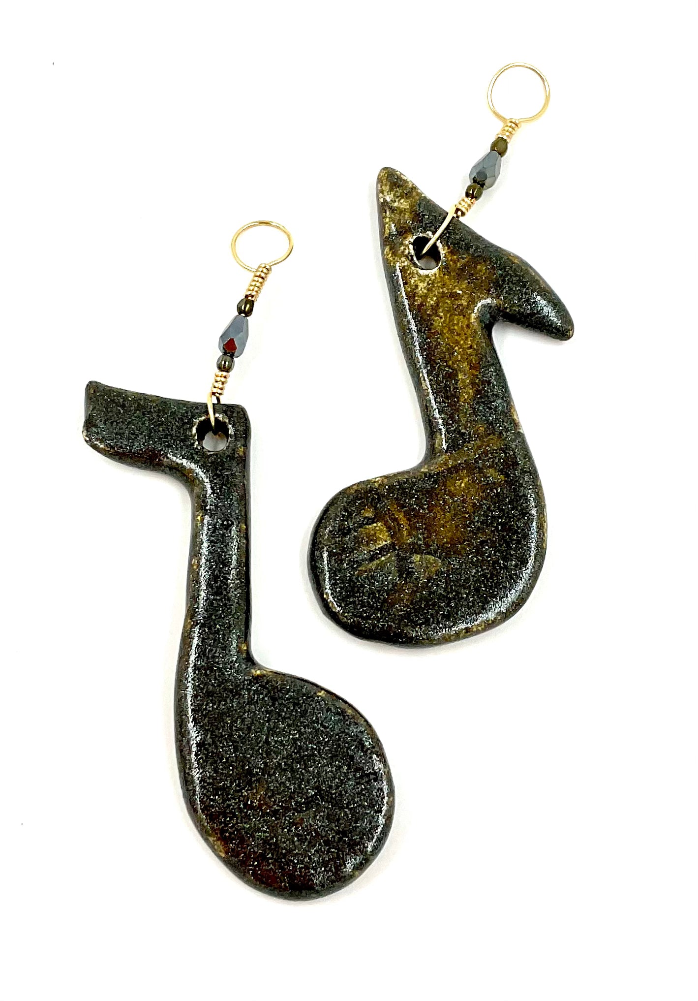 Black Sparkly Music Note
